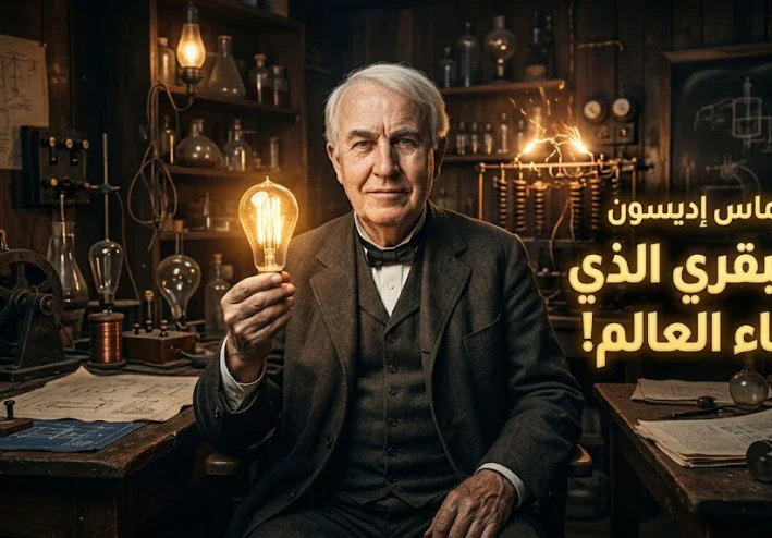 توماس إديسون.. العبقري الذي أضاء العالم وغيّر مستقبل البشرية