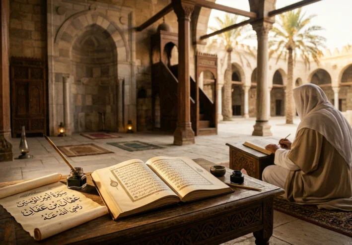 سيدنا عثمان بن عفان رضي الله عنه: السيرة الكاملة وأهم إنجازاته وسبب لقبه بذي النورين