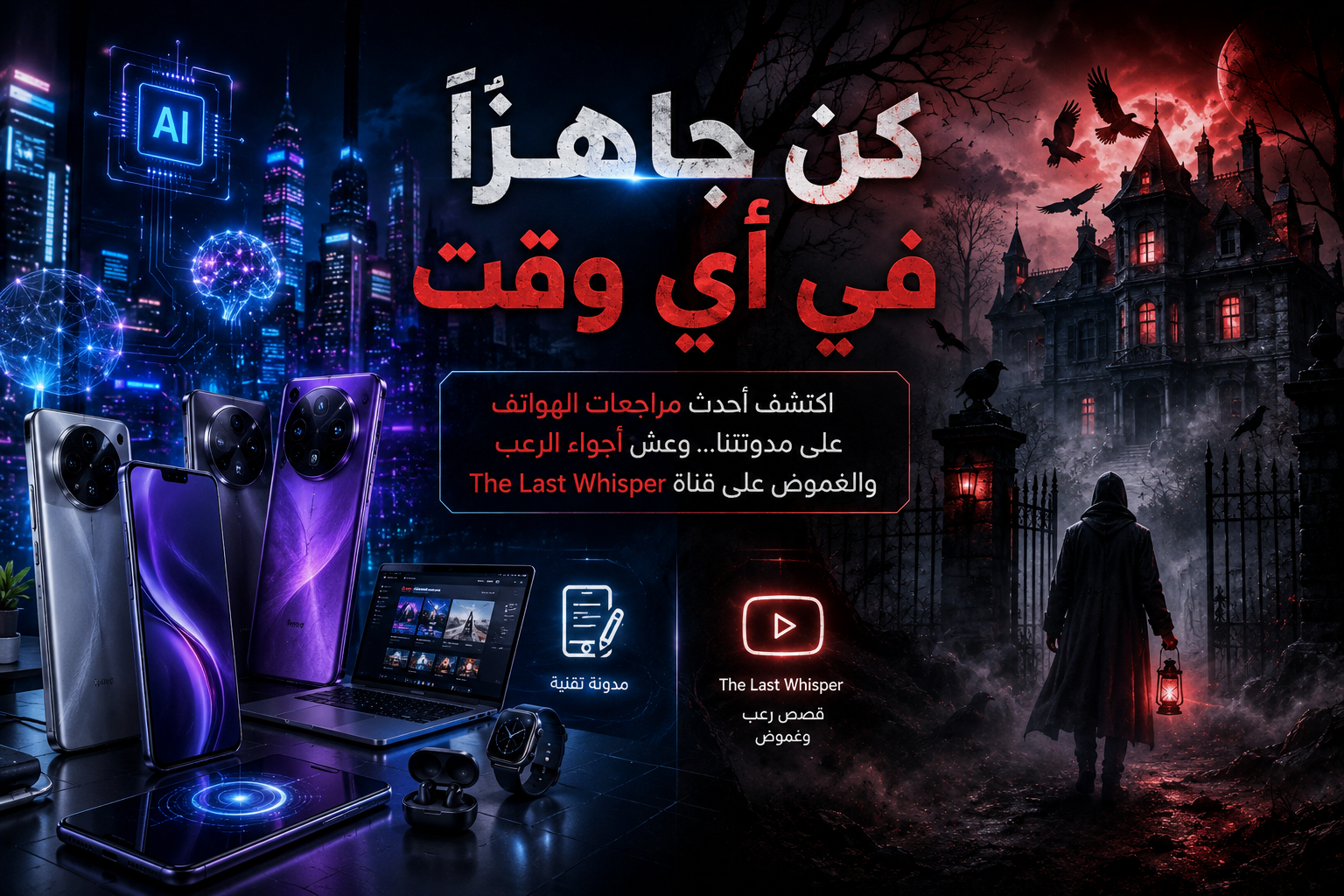 صورة مقال رحلتي في صناعة المحتوى.. من أحدث مراجعات الهواتف إلى عالم الرعب والغموض على YouTube
