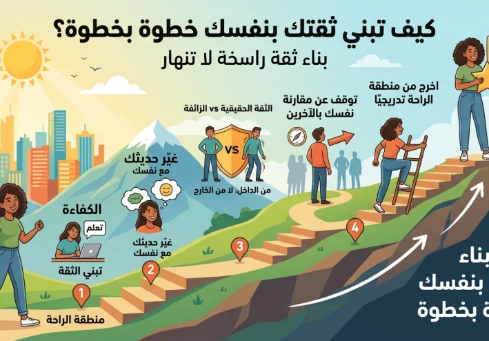 كيف تبني ثقتك بنفسك خطوة بخطوة؟