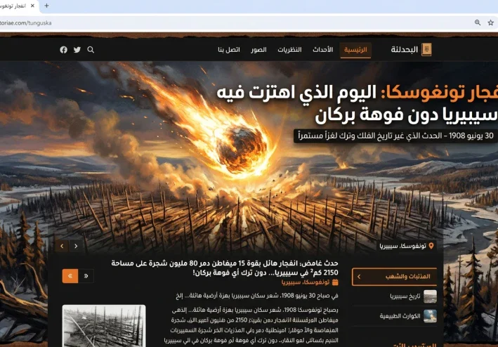 ظاهرة غريبة في التاريخ: انفجار تونغوسكا 30 يونيو 1908.. اليوم الذي اهتزت فيه سيبيريا دون فوهة بركان