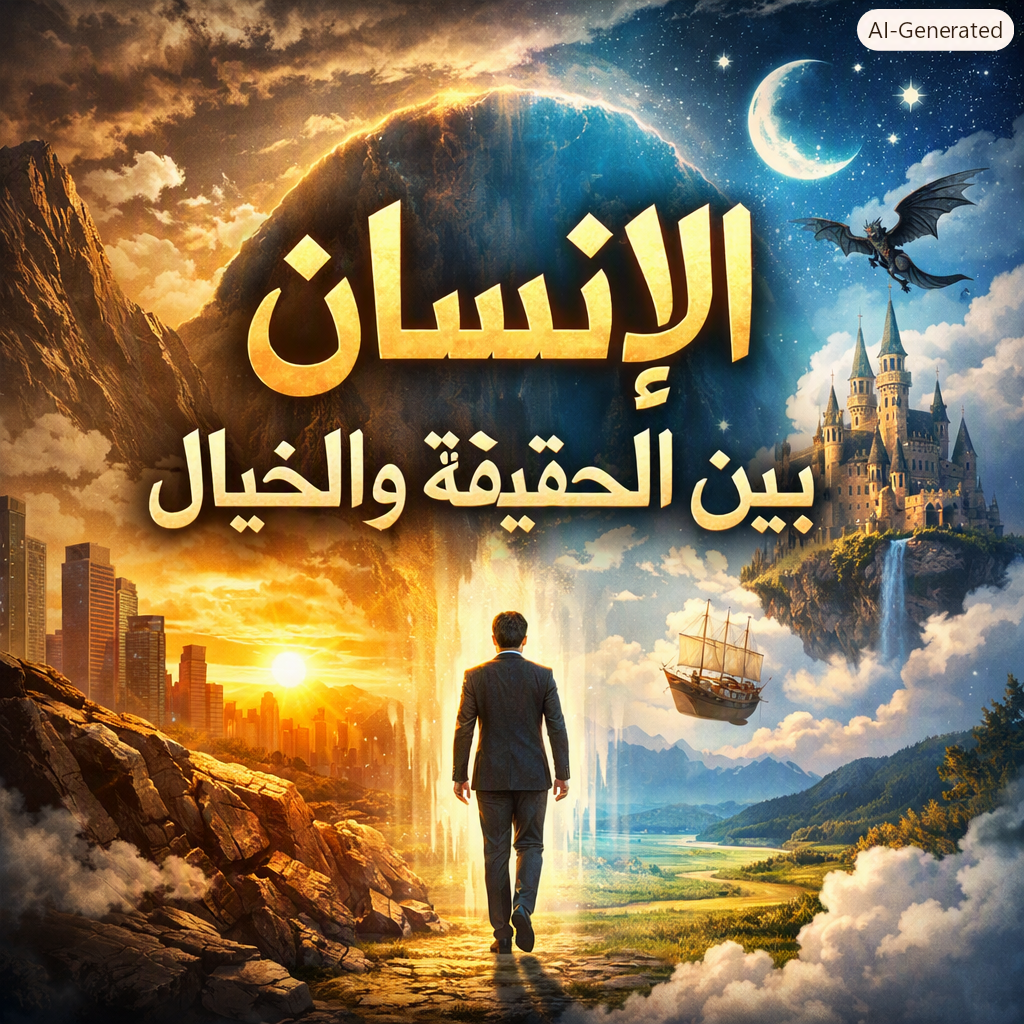 الإنسان بين الحقيقة والخيال