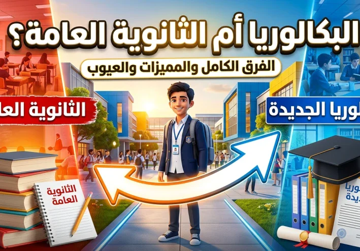🚨 البكالوريا الجديدة أم الثانوية العامة؟ مقارنة شاملة تكشف كل الفروق والمميزات والعيوب!