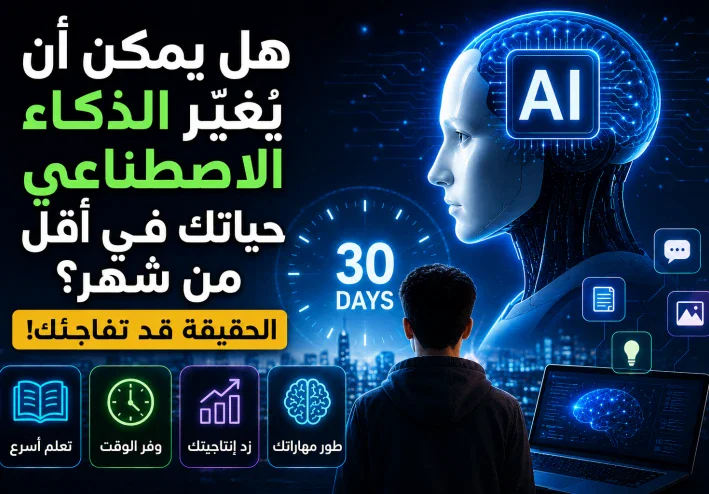 هل يمكن أن يغيّر الذكاء الاصطناعي حياتك في أقل من شهر؟ الحقيقة قد تفاجئك