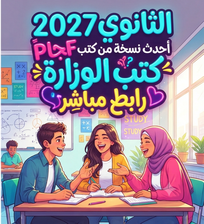 📥 تحميل جميع كتب الصف الثالث الثانوي 2027 PDF مجانًا | أحدث نسخة من كتب الوزارة برابط مباشر لجميع المواد