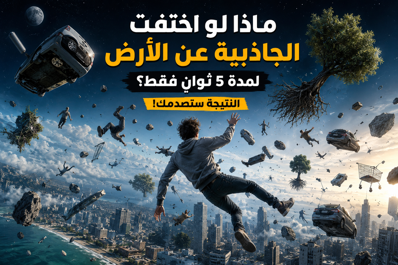 صورة مقال ماذا لو اختفت الجاذبية عن الأرض لمدة 5 ثواني؟ النتيجة ستصدمك! 