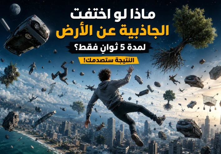 ماذا لو اختفت الجاذبية عن الأرض لمدة 5 ثواني؟ النتيجة ستصدمك!