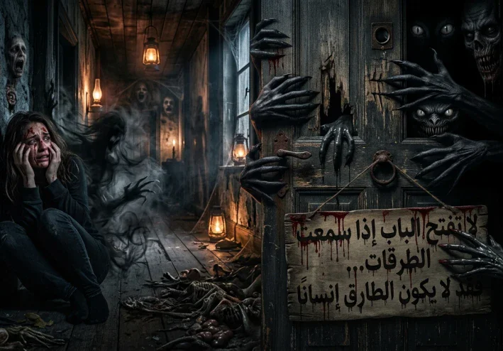 لا تفتح الباب إذا سمعت الطرقات... فقد لا يكون الطارق إنسانًا