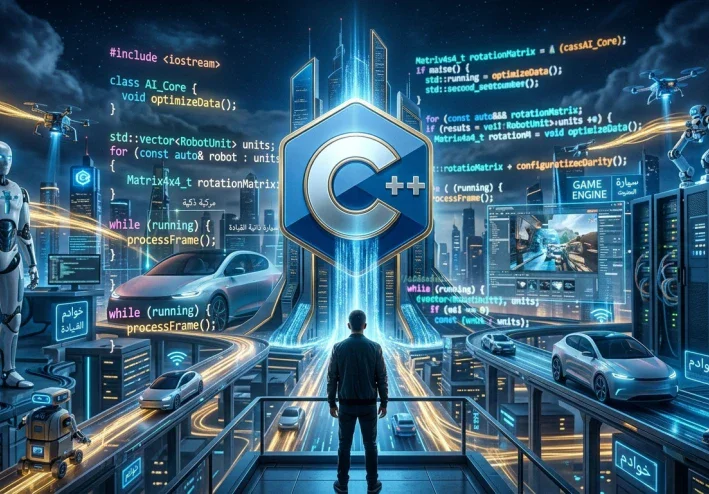 💙 C++... اللغة التي صنعت أقوى البرامج والألعاب في العالم، فهل أنت مستعد لإتقانها؟