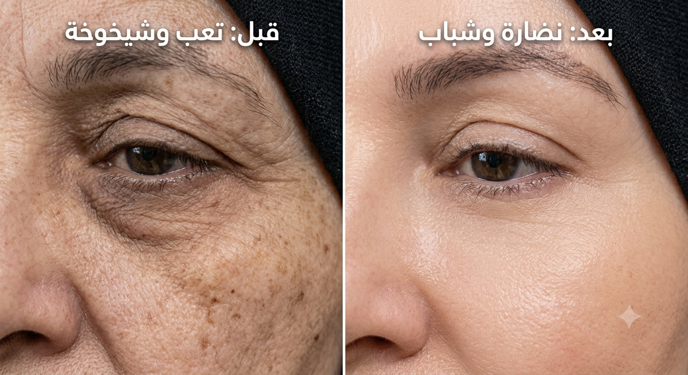 صورة مقال بشرة مشرقة بلا تجاعيد: الدليل الشامل لجمال ينبع من الداخل