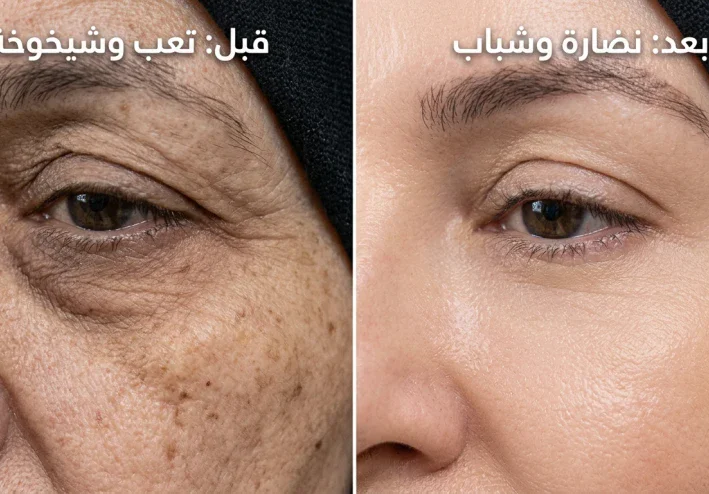بشرة مشرقة بلا تجاعيد: الدليل الشامل لجمال ينبع من الداخل