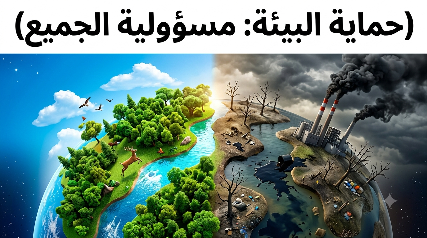 صورة مقال حماية البيئة: مسؤولية مشتركة لضمان مستقبل مستدام