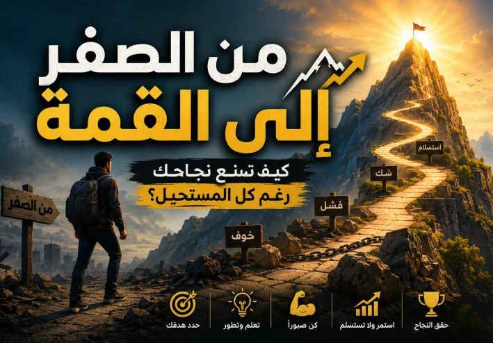من الصفر إلى القمة: كيف تصنع نجاحك رغم كل المستحيل؟