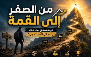 من الصفر إلى القمة: كيف تصنع نجاحك رغم كل المستحيل؟