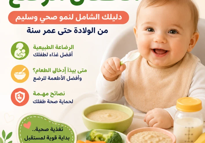 التغذية في الأطفال الرضع: دليلك الشامل لنمو صحي وسليم منذ الولادة