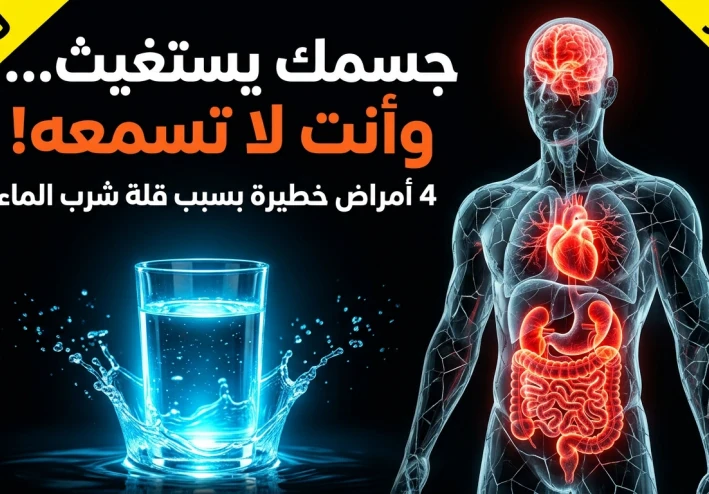 4 أمراض خطيرة قد تُدمر صحتك بصمت إذا كنت لا تشرب الماء يوميًا بشكل صحيح!