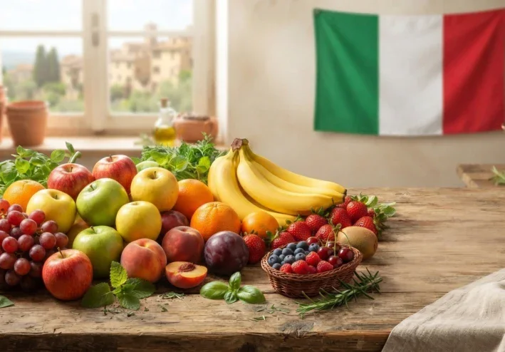 أسماء الفواكه بالإيطالية مع النطق والترجمة