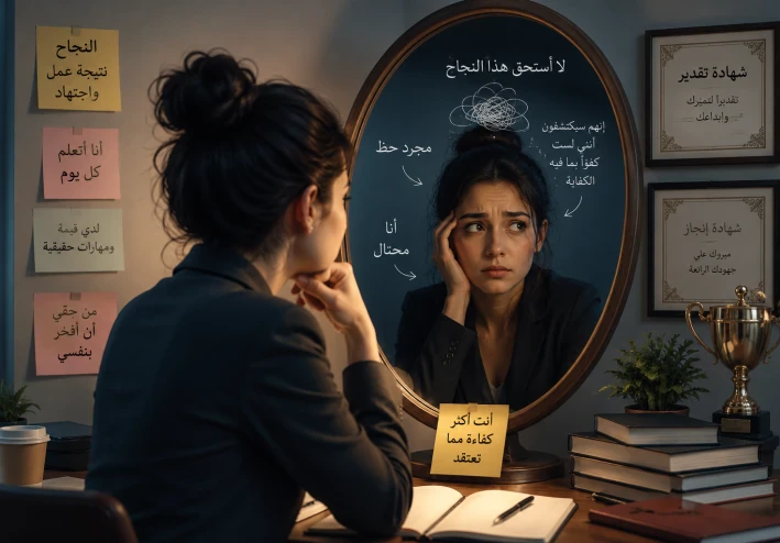 متلازمة المحتال (Impostor Syndrome): لماذا تشعر أنك لا تستحق نجاحك رغم كل إنجازاتك ؟