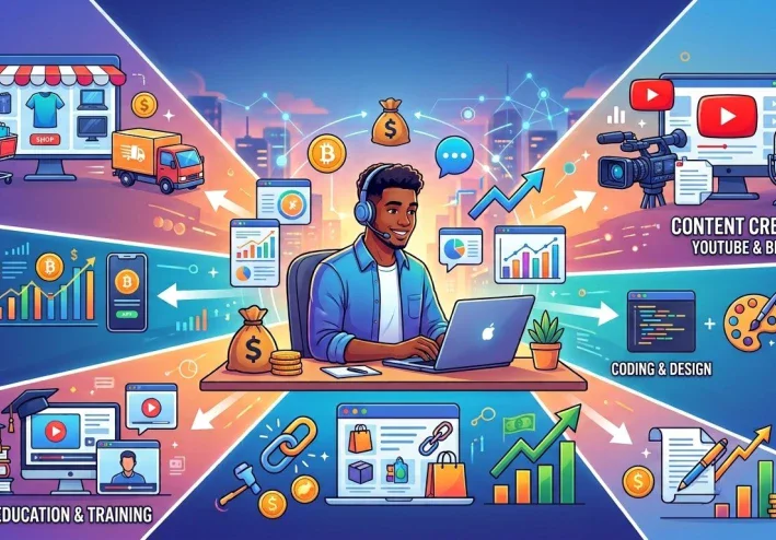 10ways to make money online for beginners in 2026  (no experience require)