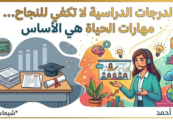 🎓 الدرجات الدراسية... هل هي المقياس العادل للنجاح؟