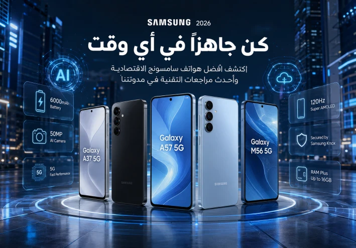 أفضل هواتف سامسونج الاقتصادية في 2026.. أداء قوي وسعر مناسب لكل الاحتياجات