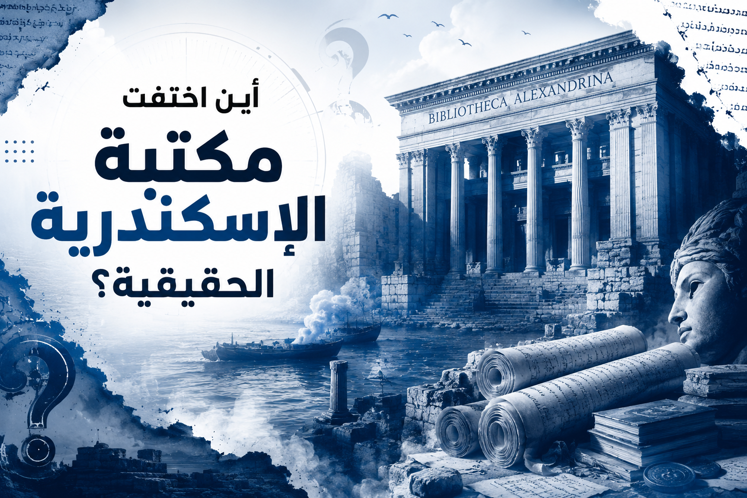 article image for قصة اختفاء مكتبة الإسكندرية: هل احترقت حقاً أم تبخرت في الغموض؟