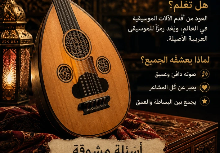 كل ما تريد معرفته عن آلة العود.. سؤال وجواب
