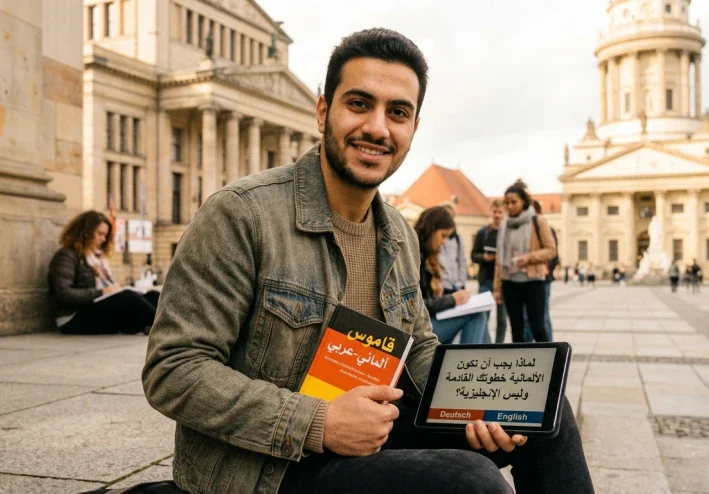لماذا يجب أن تكون الألمانية خطوتك القادمة وليس الإنجليزية؟ (يخلق مقارنة محفزة لفضول القارئ).