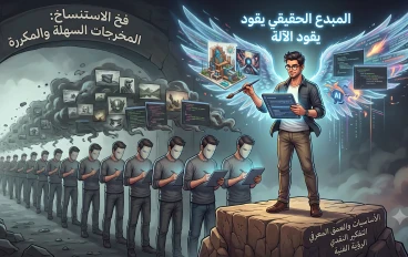 فخ الاستنساخ: لماذا لا يكفيك تعلم "الذكاء الاصطناعي" لتصبح مبدعاً؟