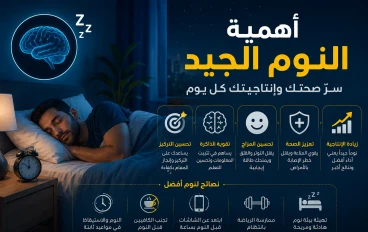 أهمية النوم الجيد وتأثيره على الإنتاجية