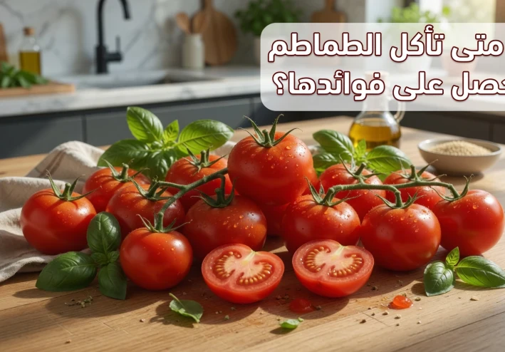 أفضل وقت لتناول الطماطم.. هل يؤثر التوقيت في الحصول على فوائدها الصحية؟