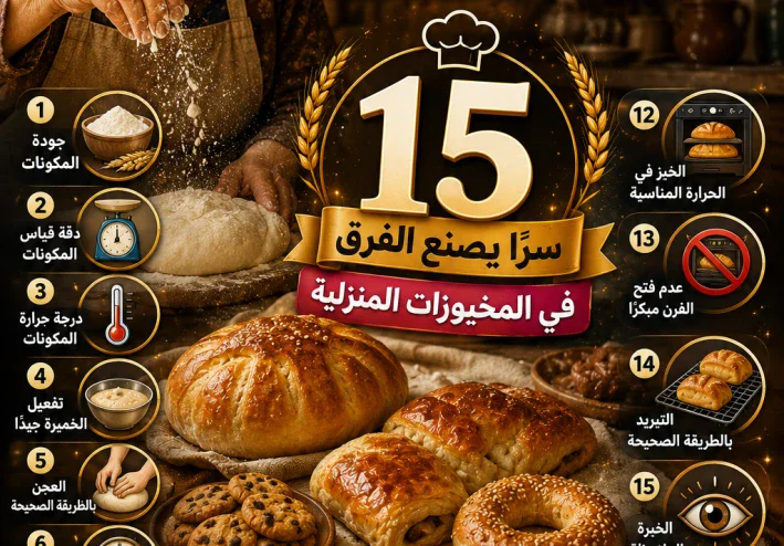 لماذا تنجح مخبوزات الجدّات وتفشل عند الكثيرين؟.. 15 سرًا يصنع الفرق في المخبوزات المنزلية