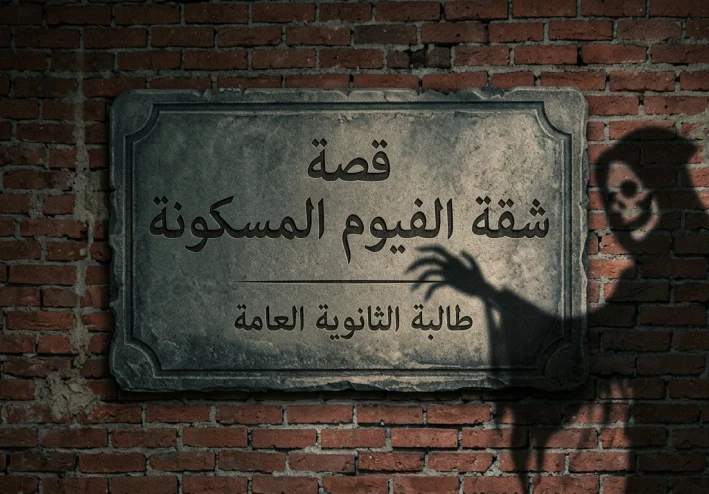 شقة الفيوم المسكونه وطالبة الثانوي عام