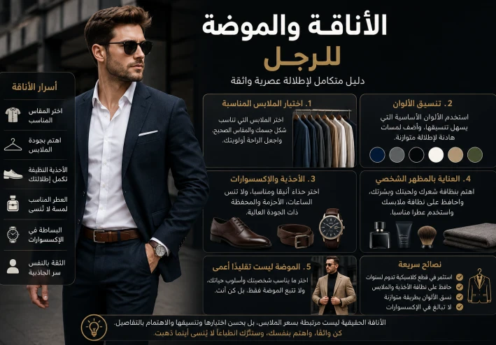 الأناقة والموضة للرجل