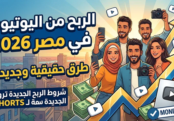 مستقبل الأرباح الرقمية: دليلك للربح من الفيس بوك واليوتيوب في مصر (تحديث 2026)