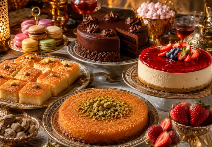 الحلويات.. متعة المذاق وفن الضيافة في كل مناسبة