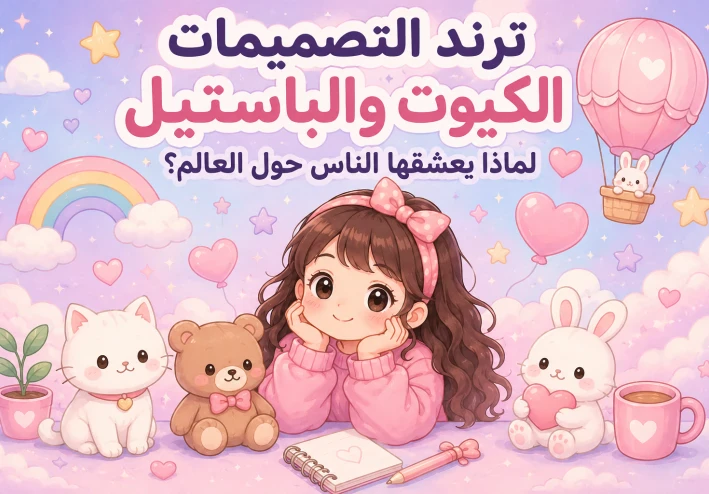ترند التصميمات الكيوت والباستيل: لماذا يعشقها الناس حول العالم؟