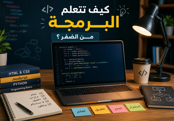 كيف تتعلم البرمجة من الصفر وتصبح مبرمجًا محترفًا؟