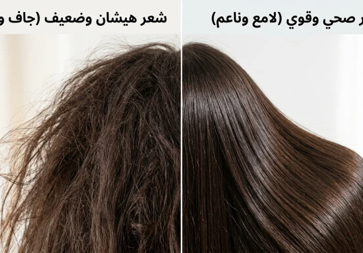 «شعر قَوي بلا مصاريف: أسرار العناية المنزلية»