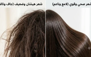 «شعر قَوي بلا مصاريف: أسرار العناية المنزلية»