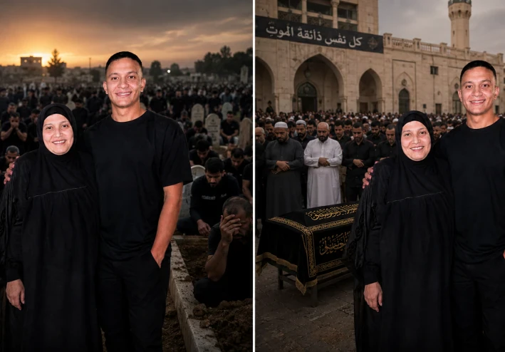 خرج يبحث عن لقمة العيش... فعاد جثمانًا، ولحقت به والدته بعد لحظات من وداعه