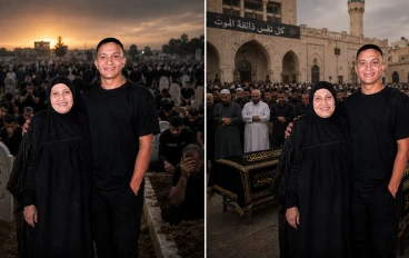 خرج يبحث عن لقمة العيش... فعاد جثمانًا، ولحقت به والدته بعد لحظات من وداعه