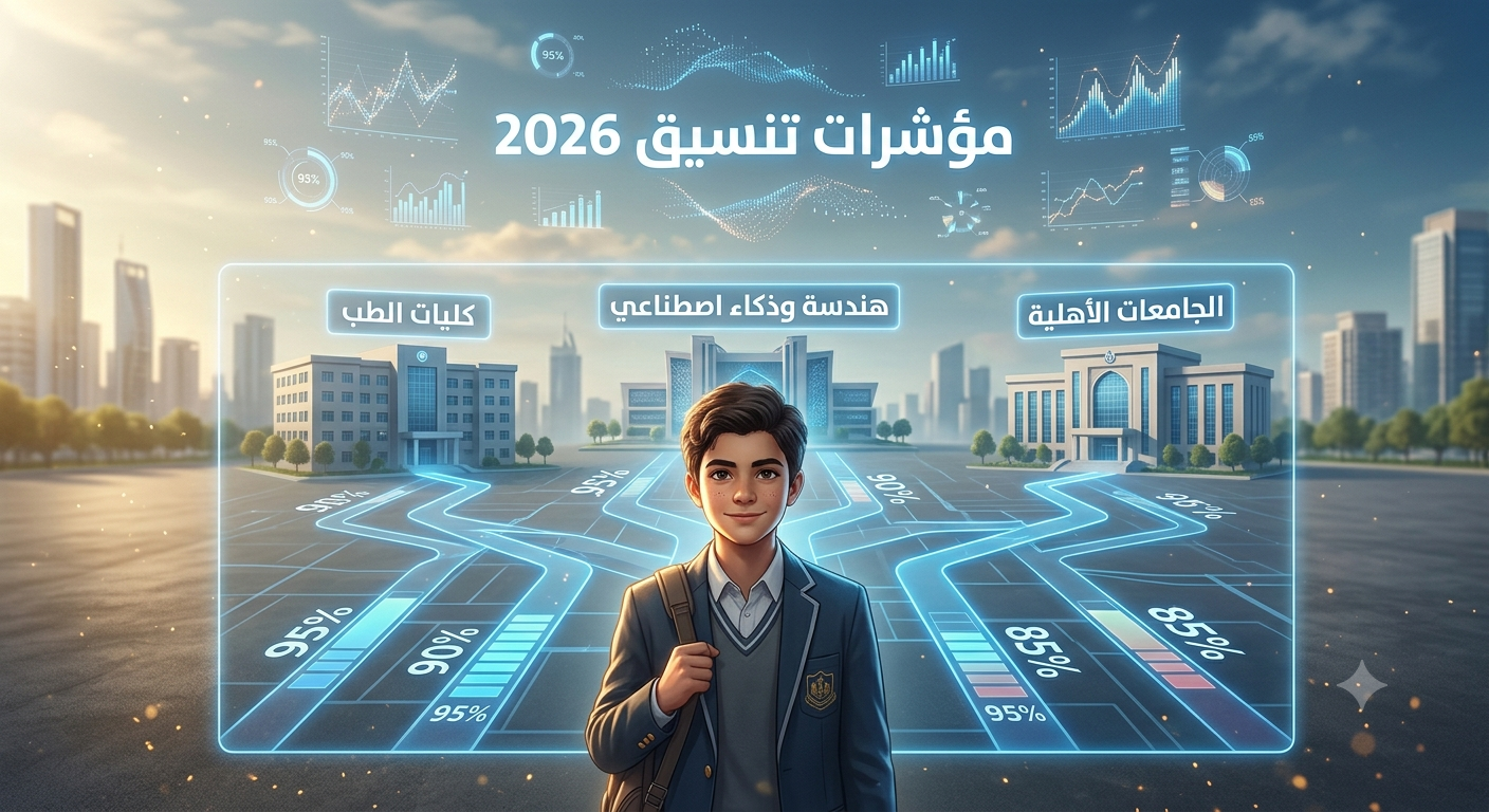 صورة مقال مؤشرات تنسيق الثانوية العامة 2026