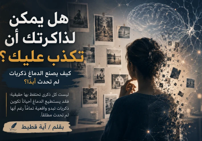 هل يمكن لذاكرتك أن تكذب عليك؟ كيف يصنع الدماغ ذكريات لم تحدث أبدًا ؟