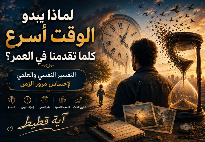لماذا يبدو الوقت أسرع كلما تقدمنا في العمر؟ السر الذي يخفيه دماغك عن الزمن .