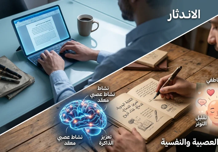 الكتابة اليدوية بين الاندثار وفوائدها العصبية والنفسية