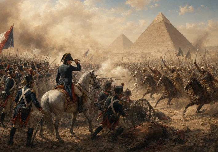 نابليون في مصر: حين صدمت أوروبا الحديثة عالماً توقف عن التغيير لثلاثة قرون