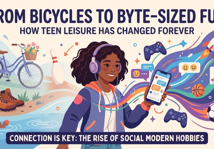 From Bicycles to Byte-Sized Fun: How Teen Leisure Has Changed Forever
