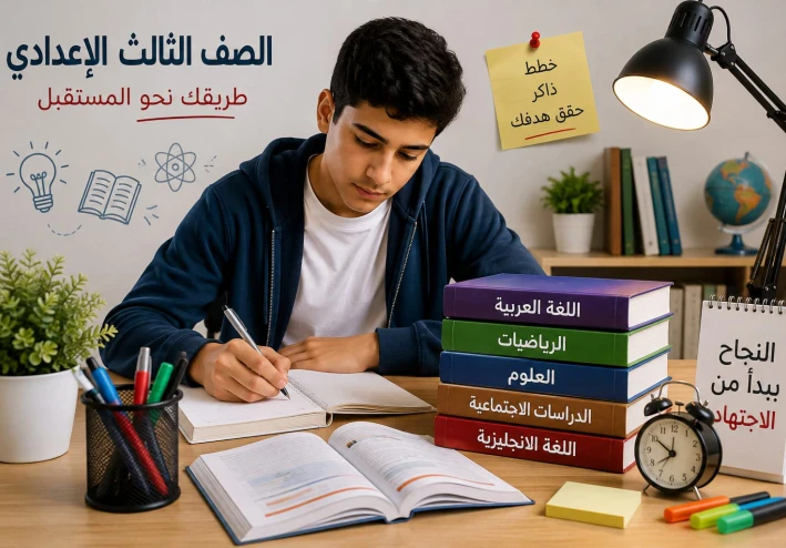 تحميل جميع كتب الصف الثالث الإعدادي 2027 PDF المنهج الجديد برابط مباشر