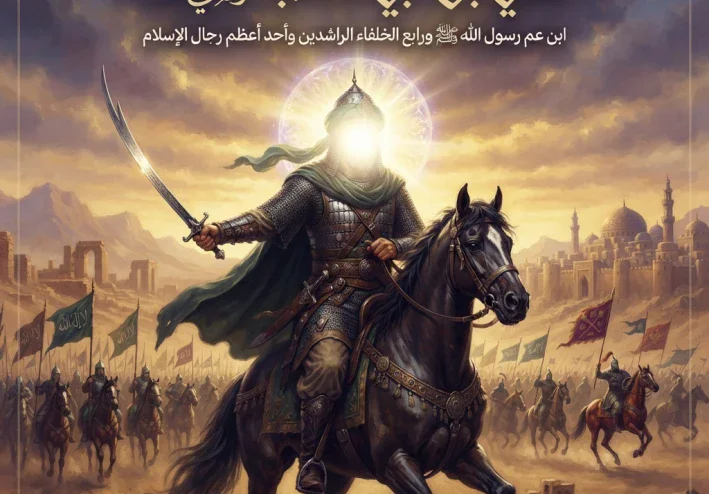 علي بن أبي طالب رضي الله عنه.. ابن عم رسول الله ﷺ ورابع الخلفاء الراشدين وأحد أعظم رجال الإسلام